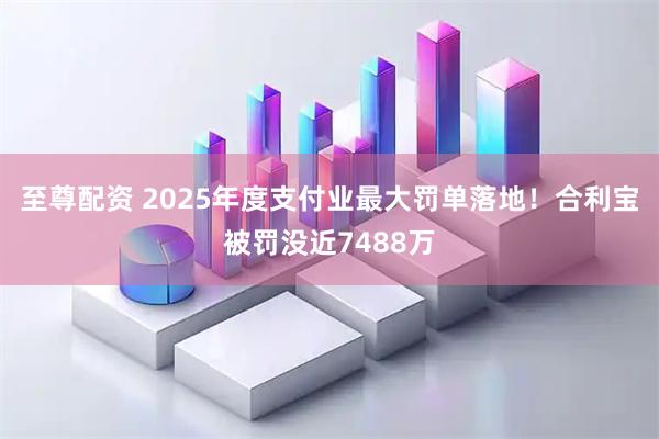 至尊配资 2025年度支付业最大罚单落地！合利宝被罚没近7488万